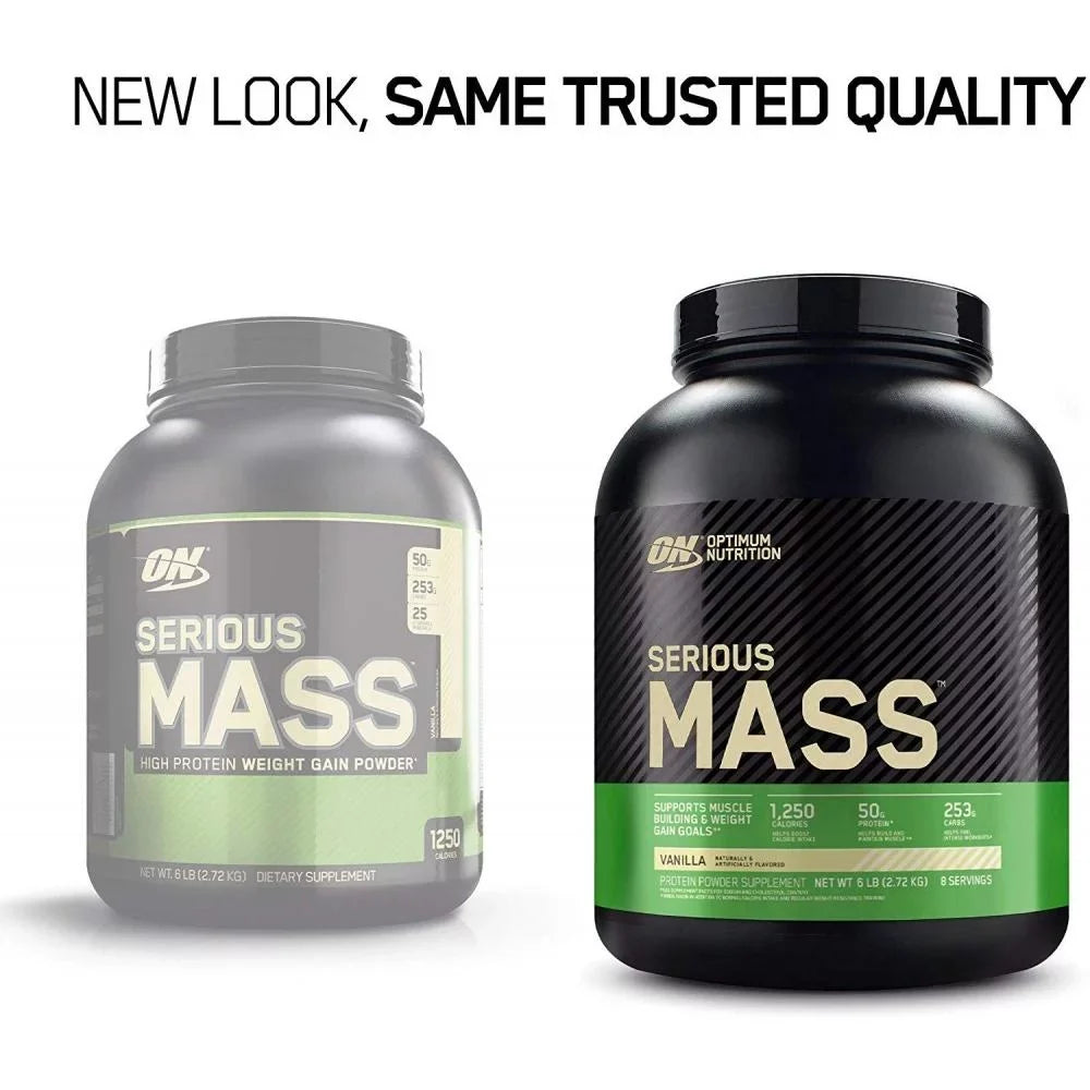 Protein Serious 6.lb Weight Vanilla, Nutrition, Mass, Powder, Optimum Gainer