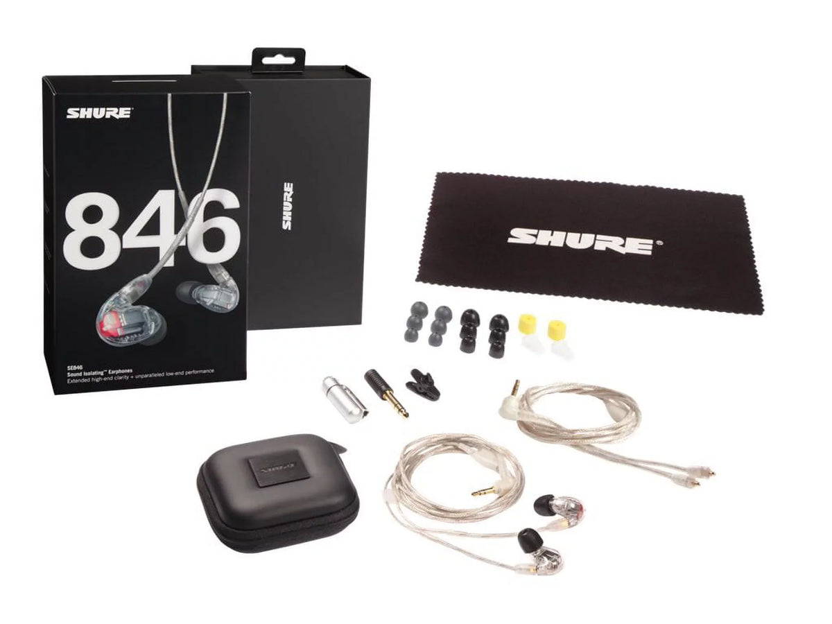 Sound - Isolating - - - isolating clear mm SE846 - in-ear wired Shure - 3.5 Earphones jack noise