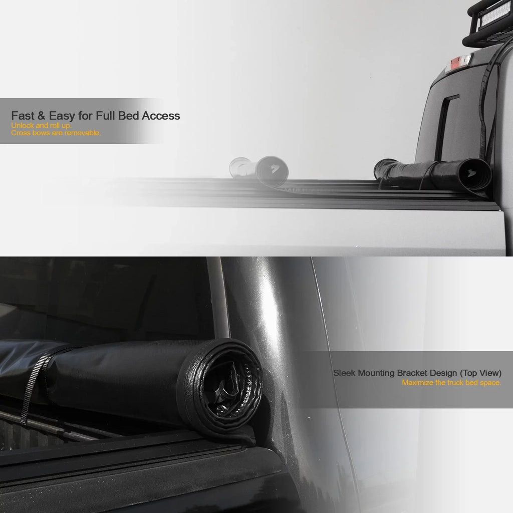 For And 2019-2022 Up 1500 ( Black - Tonneau Short Ram design Feet Roll 68.4" 5.7 New Stehlen Bed 733469493334 Body ) Lock Cover
