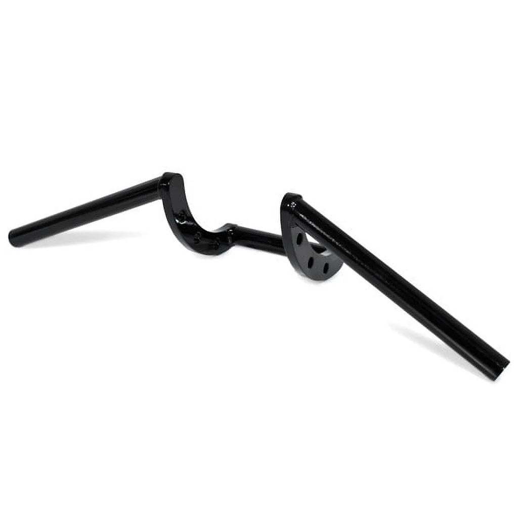 Handlebar Black Bike Compatible Krator FLHP Davidson Police with Harley 1" Cruiser Z-Bars Motorcycle