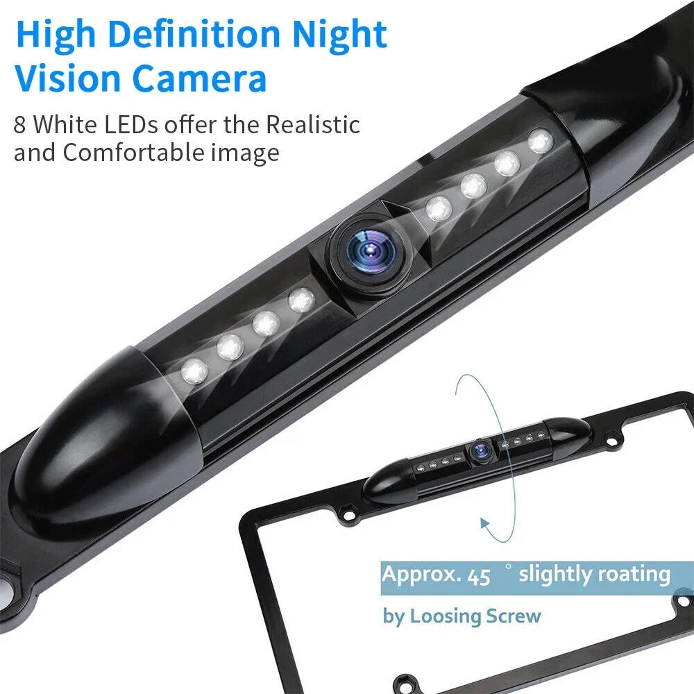 Night High Clear IP68 - Vision Rear Waterproof Backup View Onemayship Camera - Definition Images - Universal - Fit