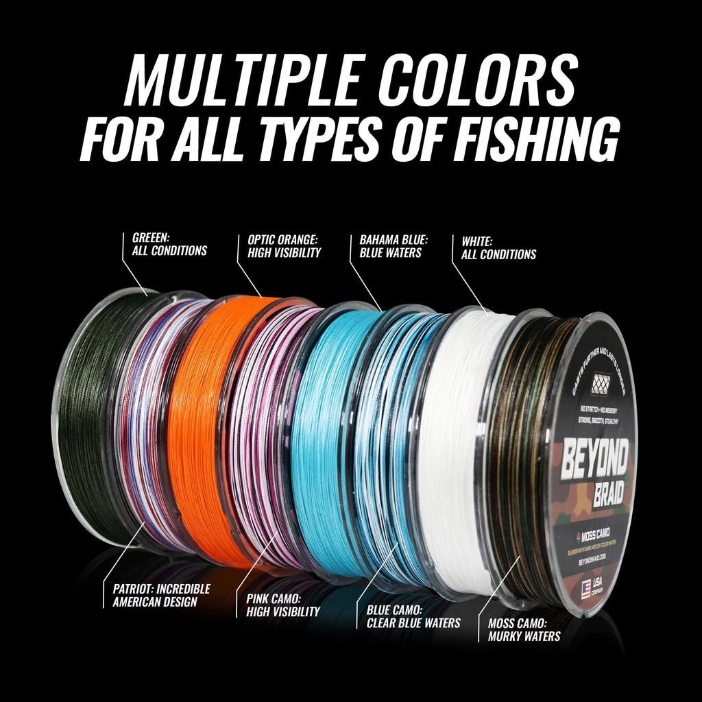 100lb Beyond Braid Blue Wave yards 2000