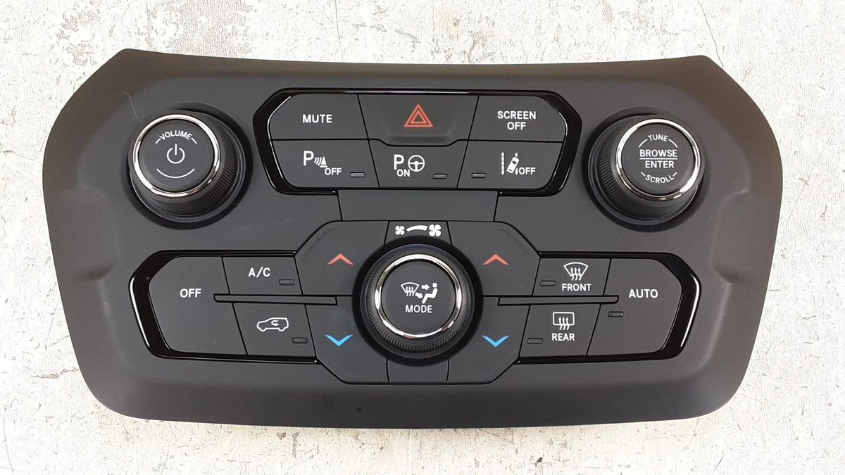 Control Temperature OEM Climate Renegade Jeep LKQ Panel (Good) Audio Radio 2022 2021 Pre-Owned