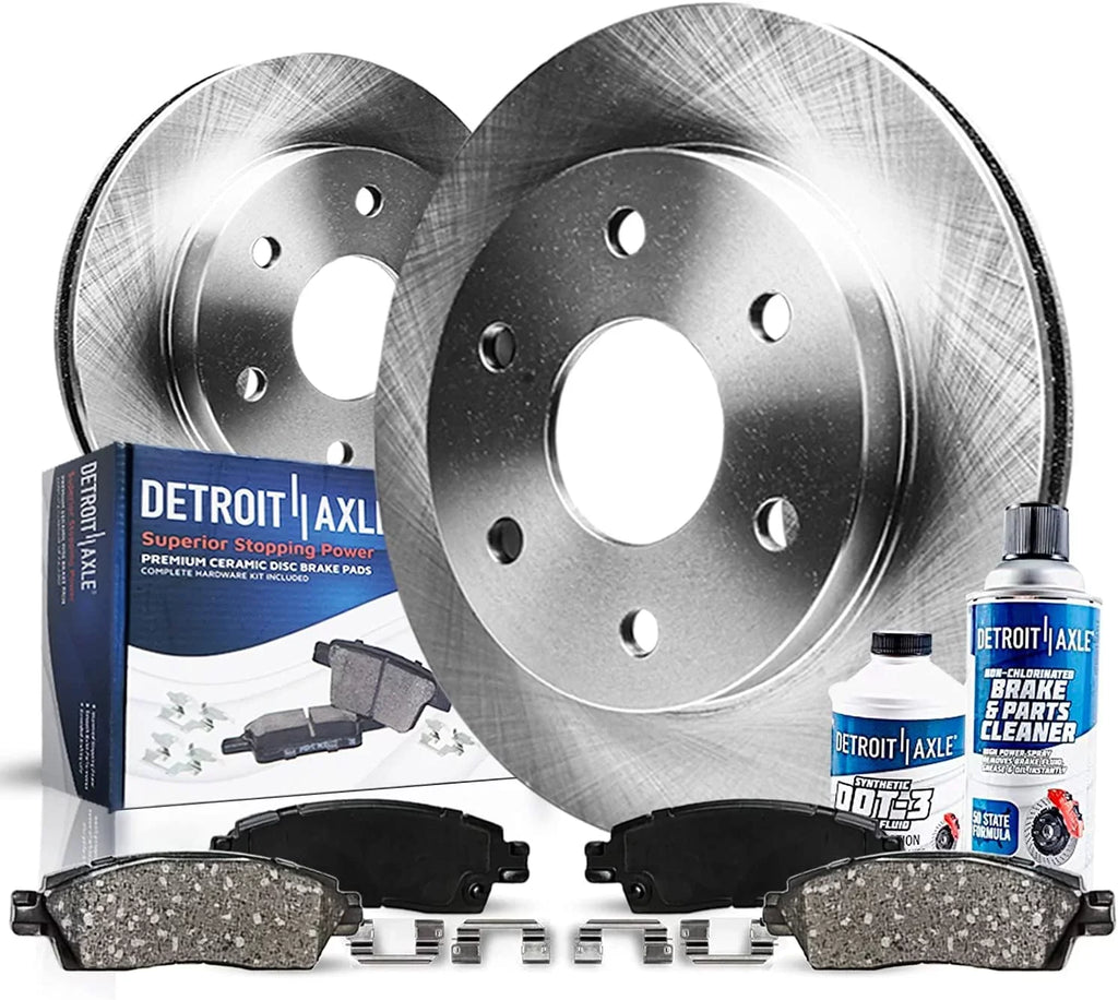 6 Rear Detroit 12-20 2018 Replacement F-150 2017 13.70" Kit - Pads 2016 Brakes Brake 2013 Disc Rotors Lug 2012 2015 : Rotor Axle 2020 2014 Brake for 2019 Ceramic