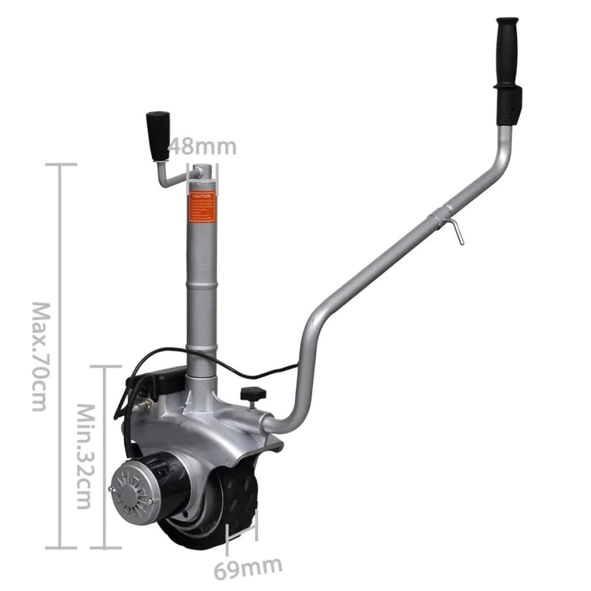 350 W Jockey V Trailer Mover Motorized Wheel 12