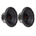 12 Pack) 4 Subwoofer (2 In Voice Crunch Ohm Speakers Dual Coil CRW12D4 Car