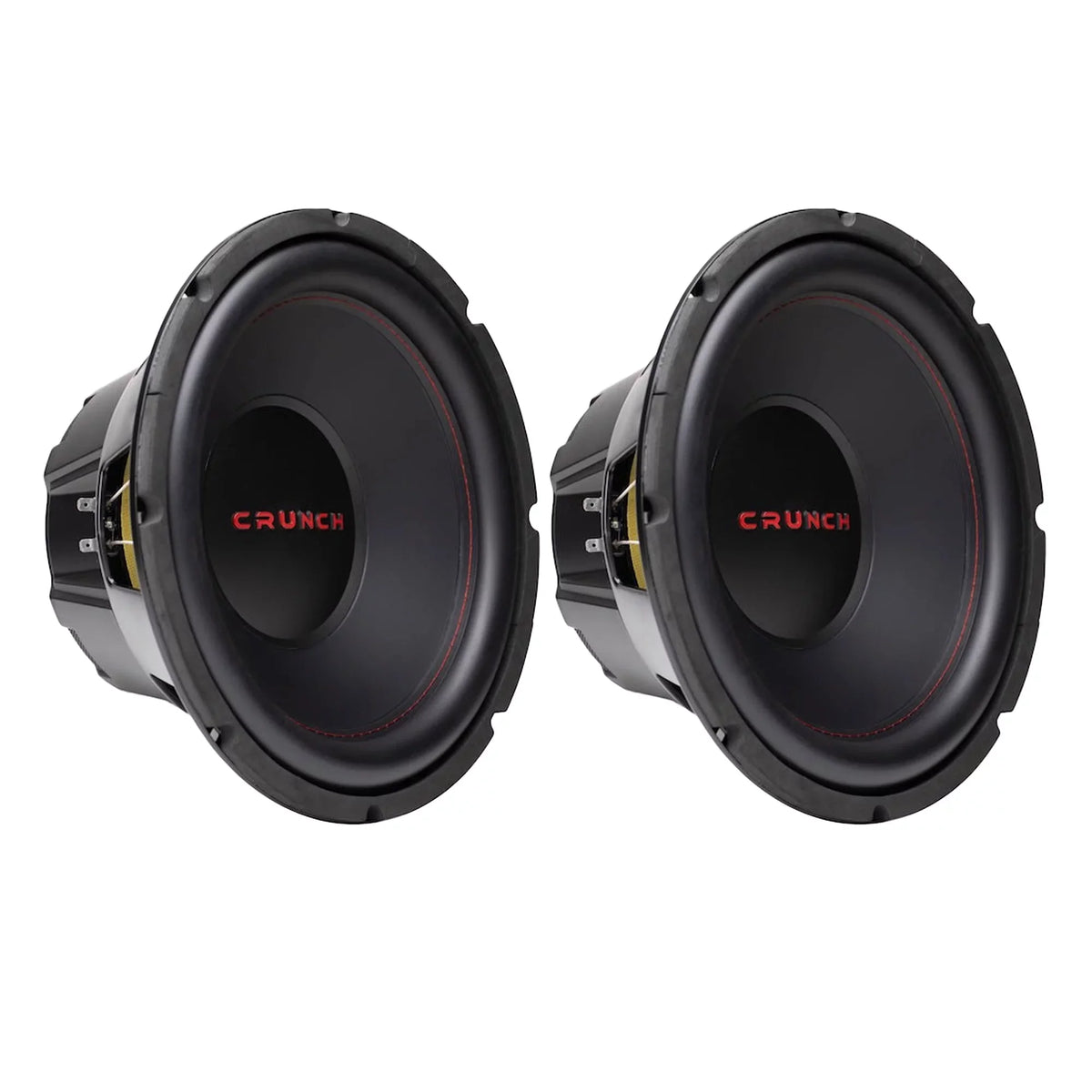 12 Pack) 4 Subwoofer (2 In Voice Crunch Ohm Speakers Dual Coil CRW12D4 Car