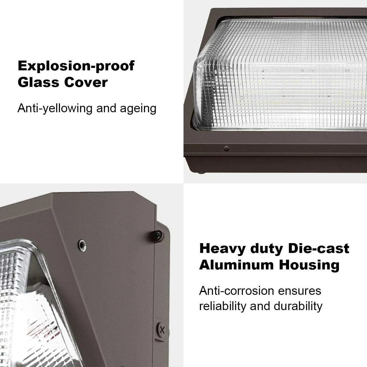 Lumens, , Pack 5000K, Light, climate Antec Wall 100-277VAC, 40W LED IP65 exterior Resistant, UL/DLC 5000