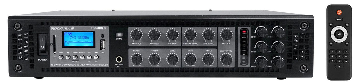 exterior 85M JBL Speakers+Amplifier CONTROL Commercial 5.25" Landscape 70v (6)