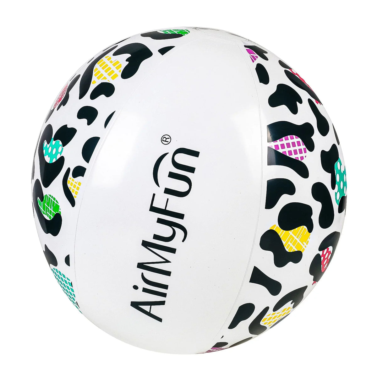 colorful Inflatable ball, both for and suitable cheetah children men pool float, beach
