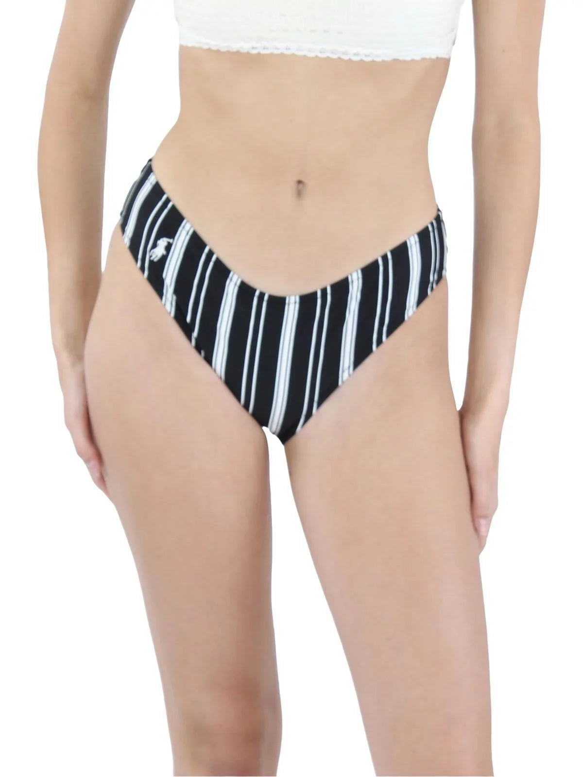 Swim Separates Womens Striped Polo Lauren Ralph Bikini Bottom