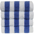 Hotel 100% Towel - Towels Luxury Cotton Spa Resort Cabana Blue Beach Pool Set & - of 4 -