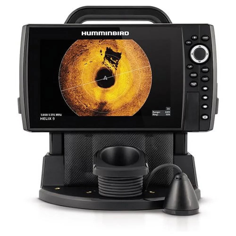 G4N ICE Humminbird Fishing 411790-1 MEGA 360 MSI - 9 Plus Bundle HELIX Ice GPS