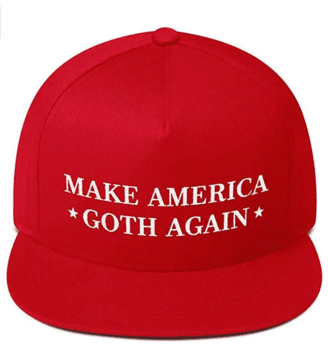 Again Hat Red Make (Flat Bill), Goth Hat America