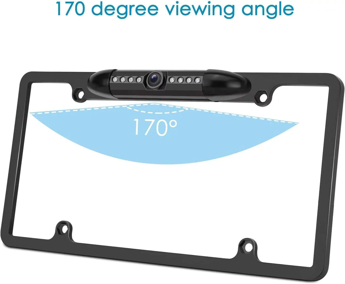 Waterproof DNX773S Plate License for DNX-773S Backup Kenwood Black Rearview Camera