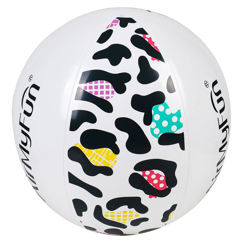 colorful Inflatable ball, both for and suitable cheetah children men pool float, beach