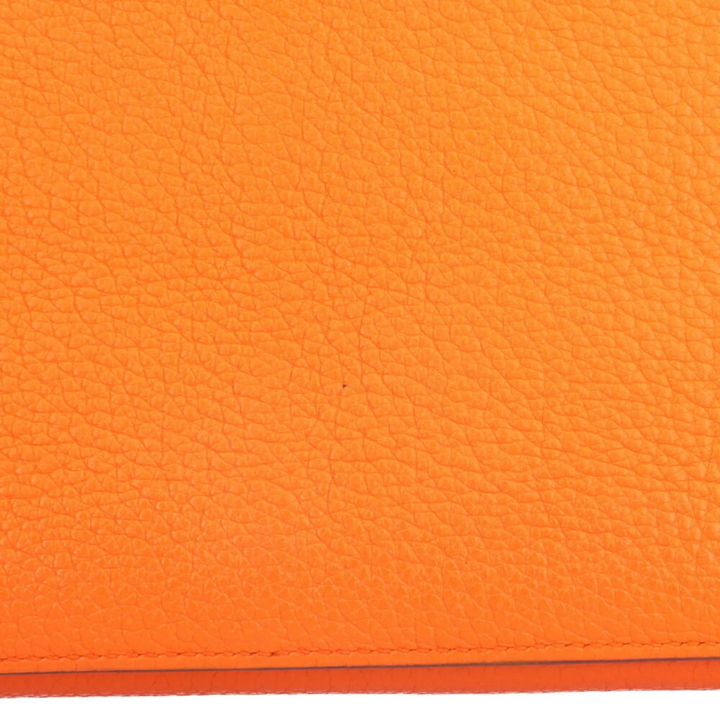 Hermes BRB10010000013133 Bag (Good) Pre-Owned HERMES Women's Shoulder Orange Clemence 34 Taurillon Gypsière