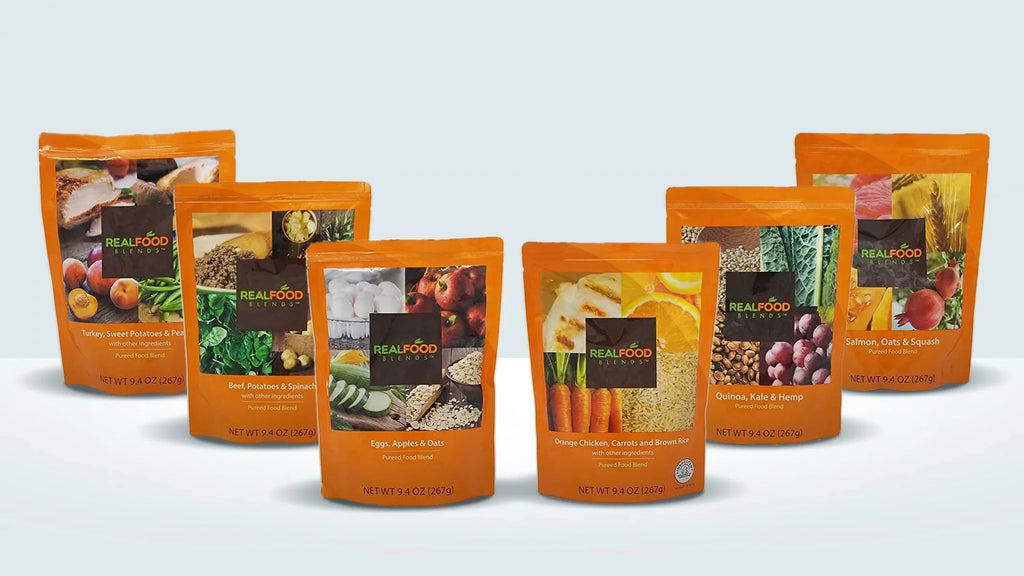 Variety Pouch Fed - (Pack for of Food Real - Blends People Pack Oz Tube 9.4 - Meals 12)
