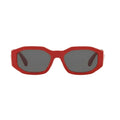 Plastic 53mm/16-140 Adult Geometric Unisex's Red VE4361 Sunglasses Versacce