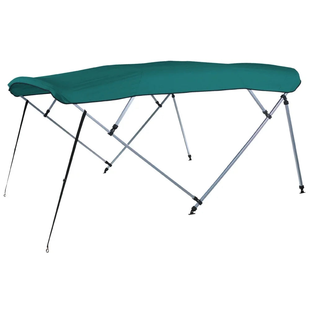 Top Fits Persian Kit Bimini Pontoon Carver 8'L SQ W, 4-Bow 48"H, Green 96"-102" A(8SQ)4893UB-03 Tube -