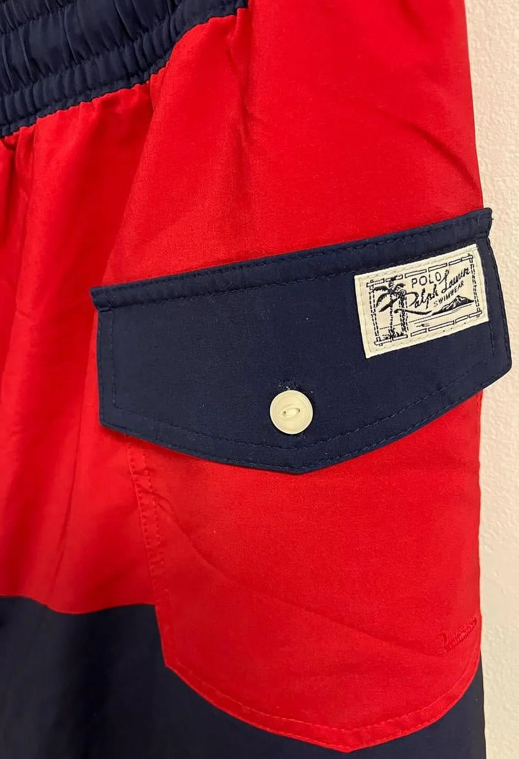 Swim 5.75¨ Men’s Traveler Polo Lauren Trunks, Ralph Multi,4XB Classic