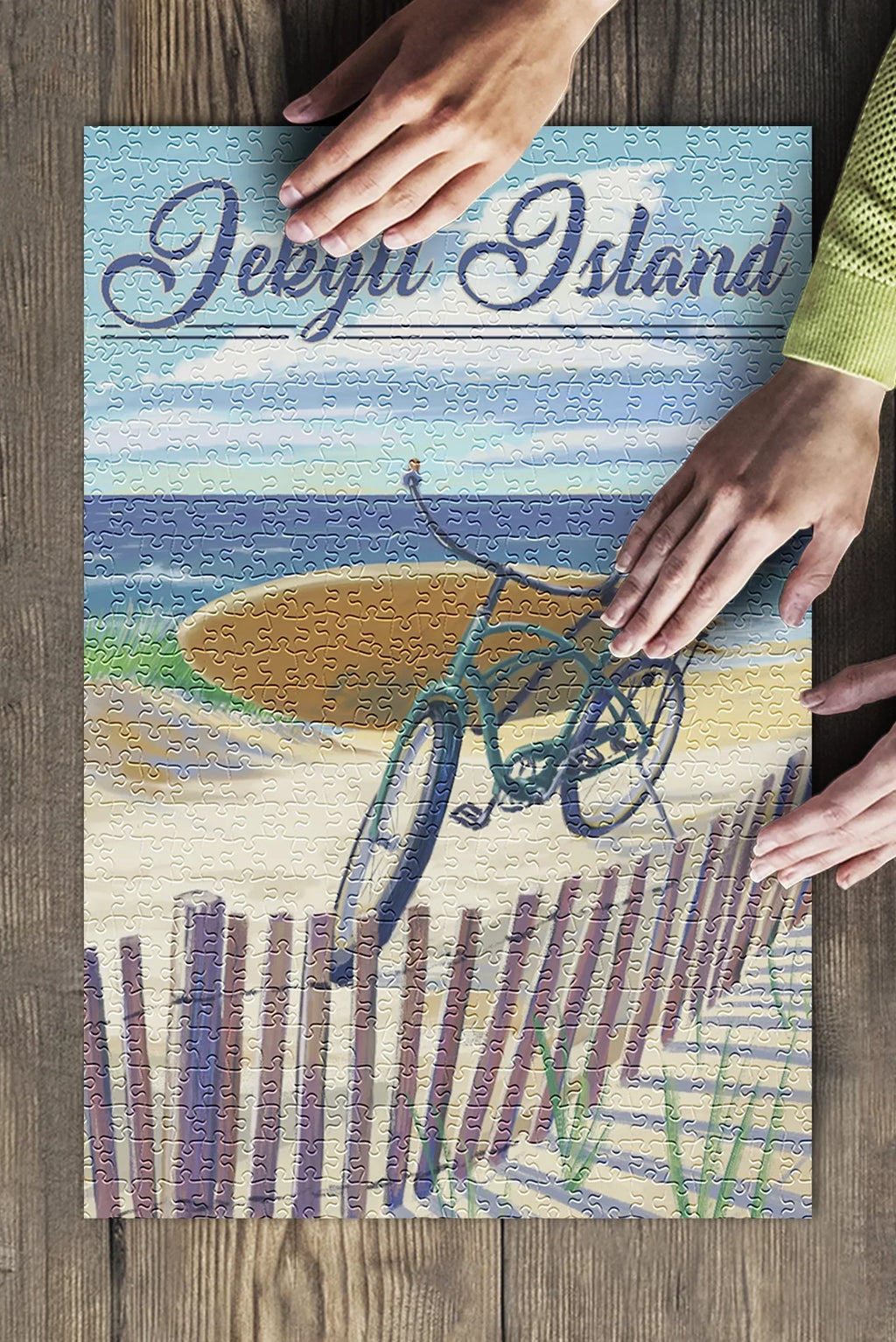 in on Piece (19x27 Jigsaw USA) Premium 500 Georgia, Cruiser Family, Island, Made Adults Jekyll and inches, Beach Beach for Puzzle