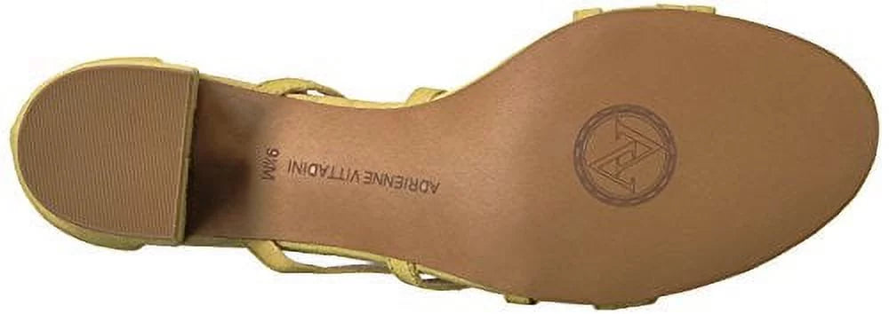 VITTADINI Yellow, Sandal, M 7.5 Footwear Alesia Women's ADRIENNE Heeled US