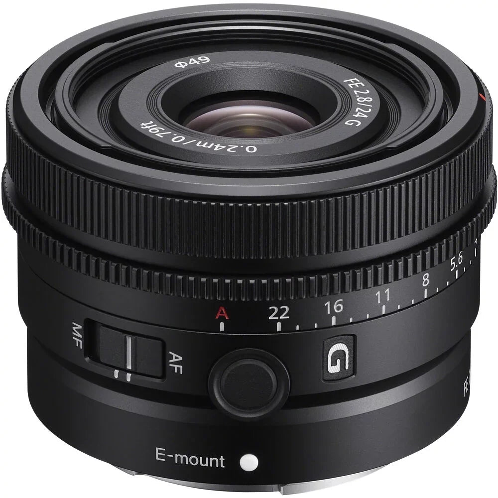 28-60mm with Camera a7C Lens+24mm G Lens Kit Mirrorless (Silver) f/2.8 +Flash-