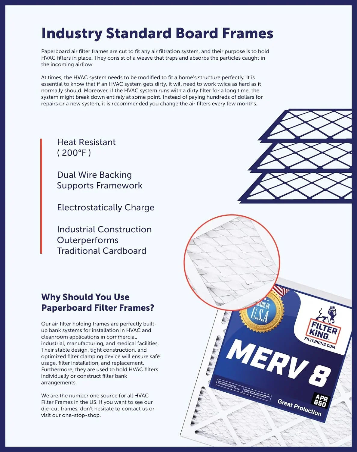 A/C 4-PACK IN HVAC dimension: 8 x Filter 12.5 MADE x | | Filter USA .75" Actual Pleated MERV 37.5 | King Furnace | Filters Air 37.5x12.5x1a