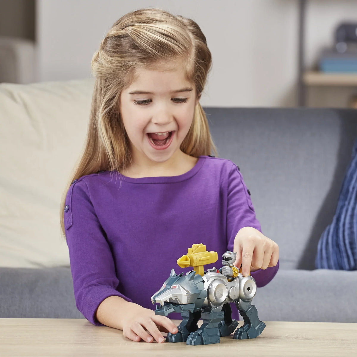 Zord Wolf Ranger 2-Pack Power Playskool Figures and Rangers Silver Heroes