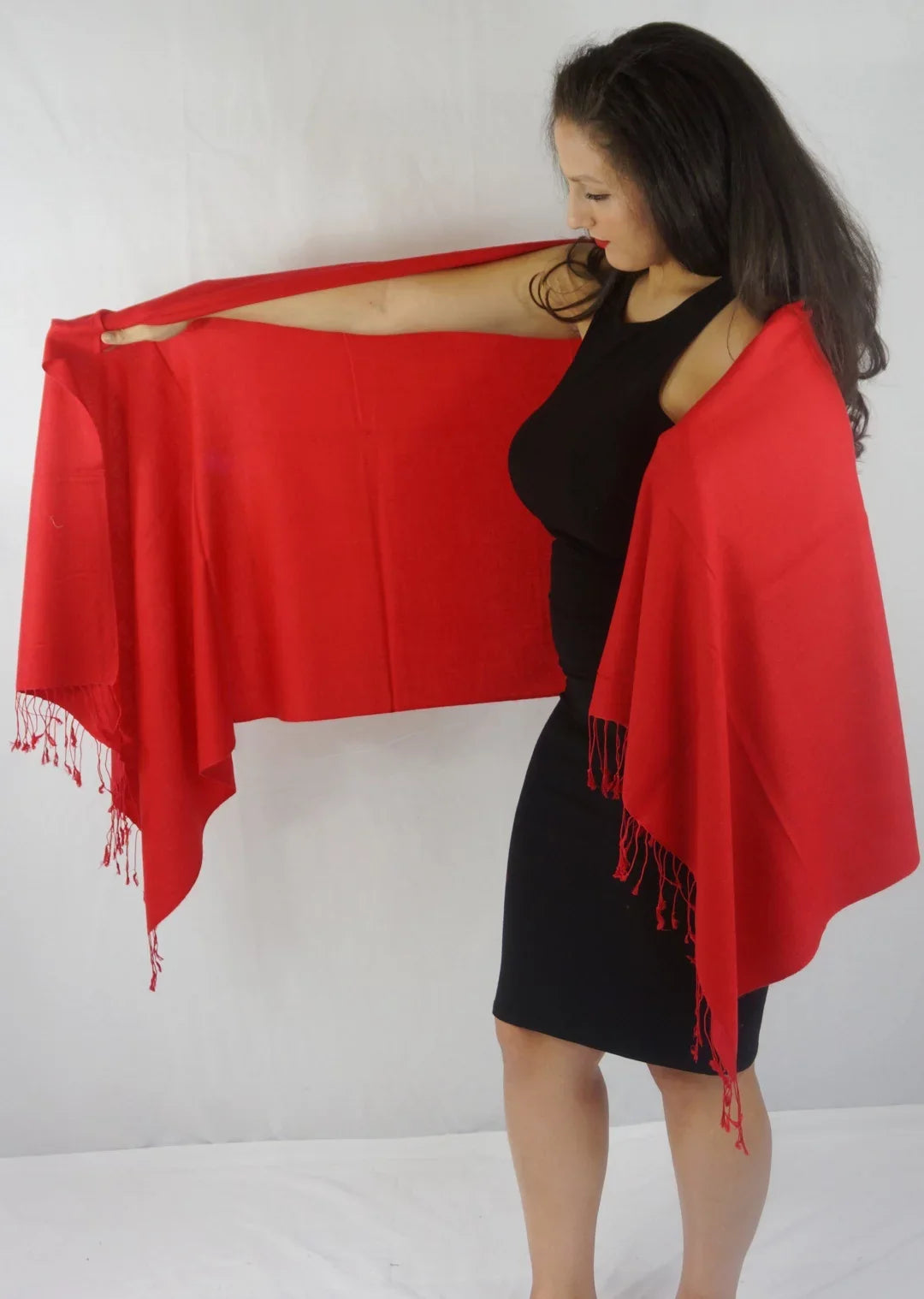 Scarf/Scarves/Shawl/Shawls/Stole/Wrap/Pashmina Red) (Lipstick Scarf/Wool/Silk Shawl/Cashmere/Cashmere Scarf/Pashmina