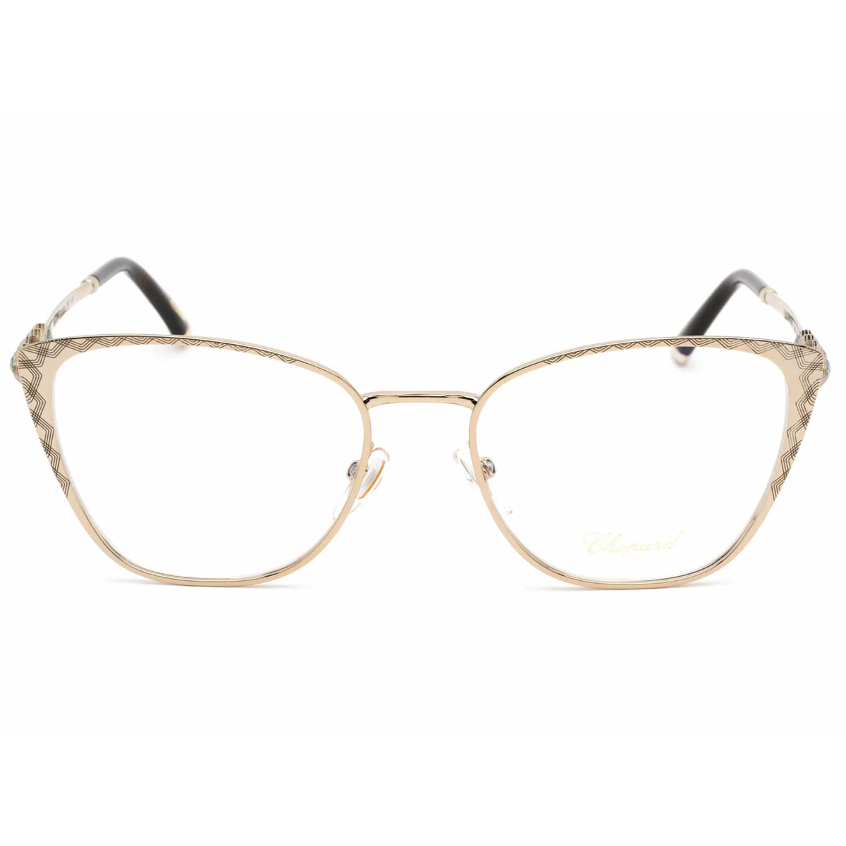 Women's VCHD51S Rim Cat Eyeglasses Eye Chopard Silver Full 0594