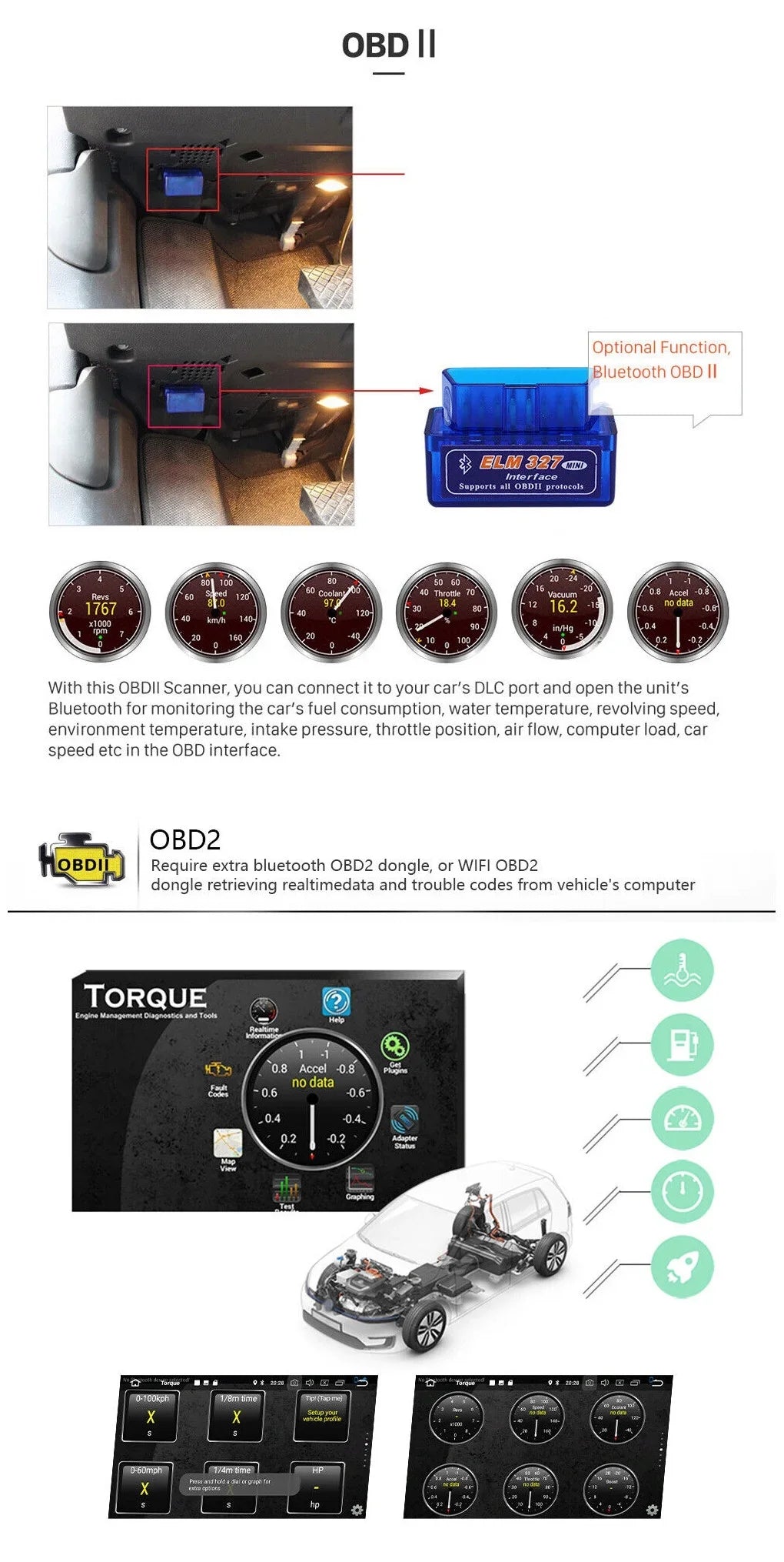Accord Stereo Bluetooth For 2007 2003 Radio Head Car 2004 Navigation Carplay Android Din GPS Screen 12 2+32GB Honda Touch 2005 Double 2 Unit 10.1" 2006