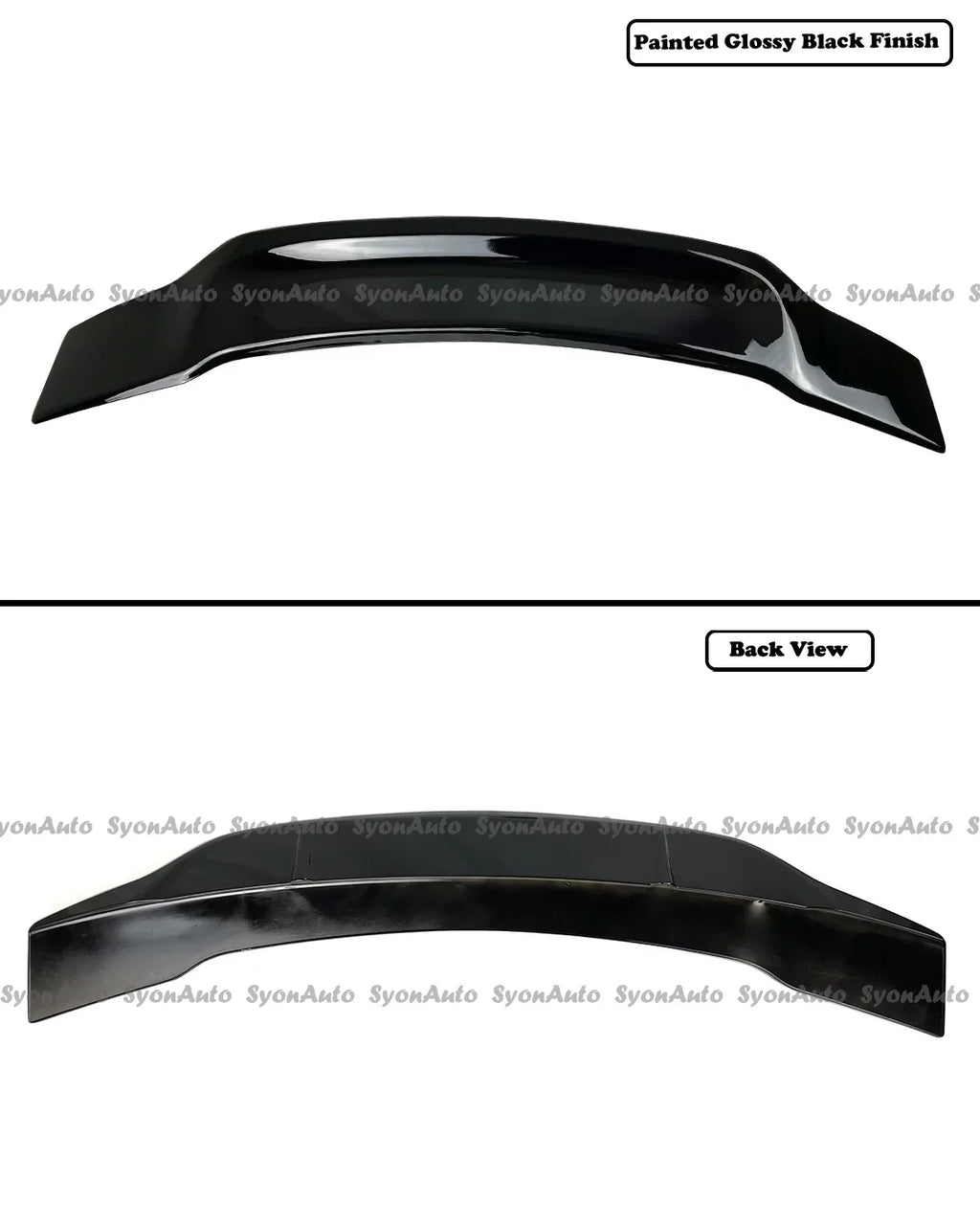 WING SEDAN design TRUNK GLOSSY RS HIGHKICK BLACK 2006-2011 SPOILER HONDA CIVIC FITS