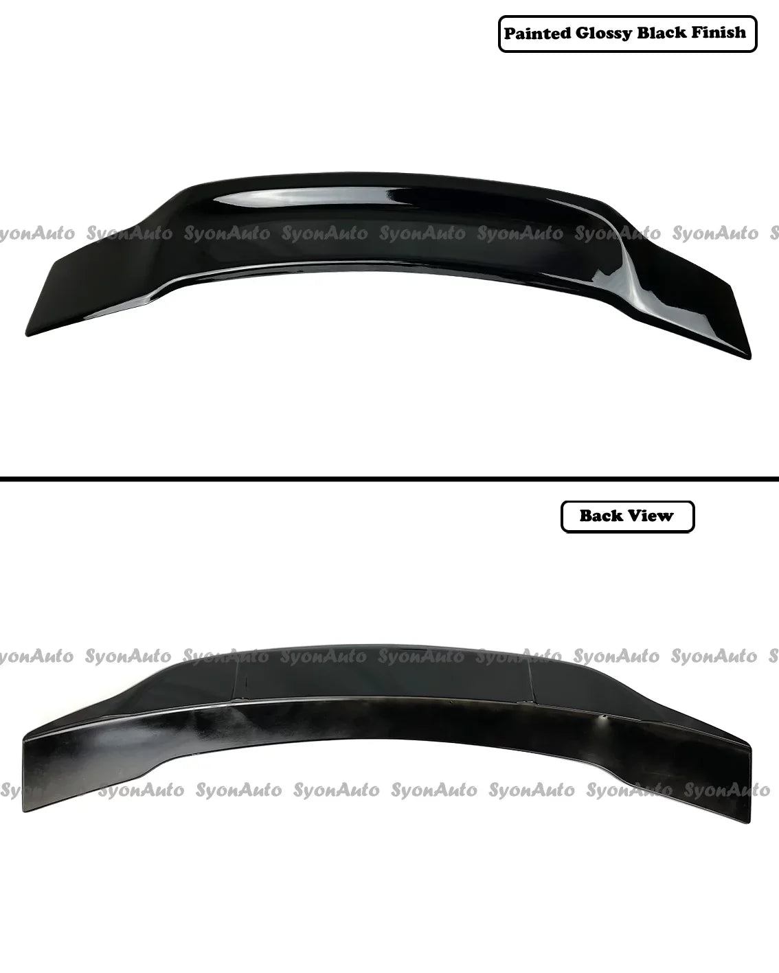 WING SEDAN design TRUNK GLOSSY RS HIGHKICK BLACK 2006-2011 SPOILER HONDA CIVIC FITS