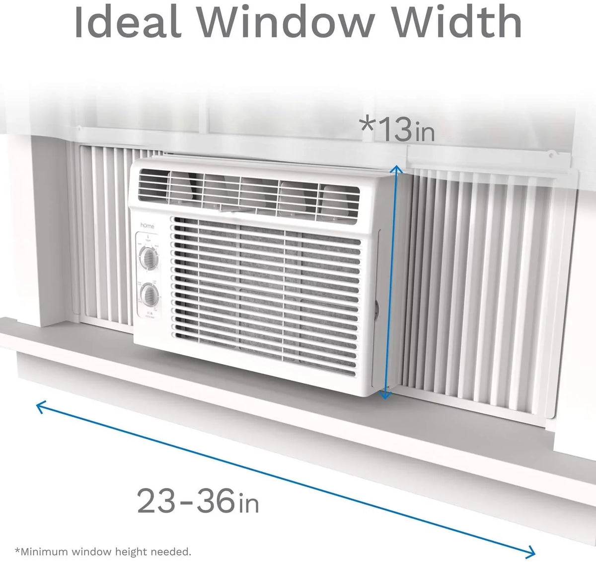 '- 5000 Easy Sq. Bedroom 2 Conditioner Compact Window Air Speeds, 2 150 to Ideal up for Washable with Fan AC - Unit BTU Filter, Speeds Reusable hOmeLabs and Mechanical Rooms Cooling Ft. Control