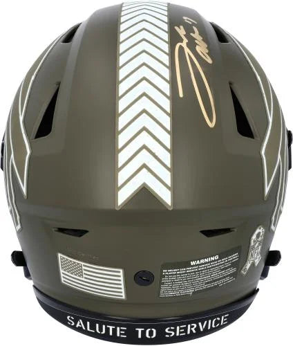2022 Speed Autographed Buffalo Josh Authentic Helmet Bills - Authentic Fanatics Service Salute Riddell Allen To Certified