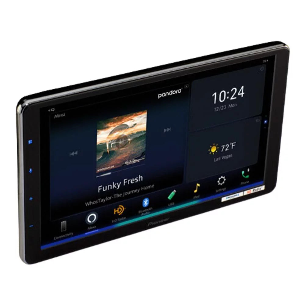 with Camera 10.1" Plate Pioneer Receiver Digital New Multimedia DMH-WT86NEX License