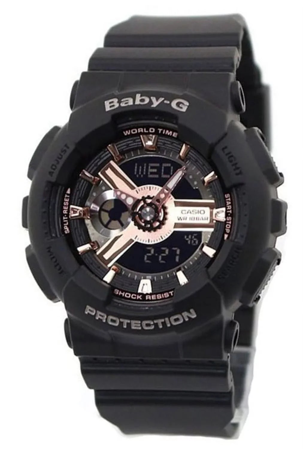 Casio Baby-G Black BA110RG-1A Watch 43.4mm Women's Resin