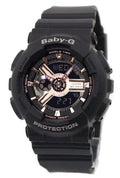 Casio Baby-G Black BA110RG-1A Watch 43.4mm Women's Resin