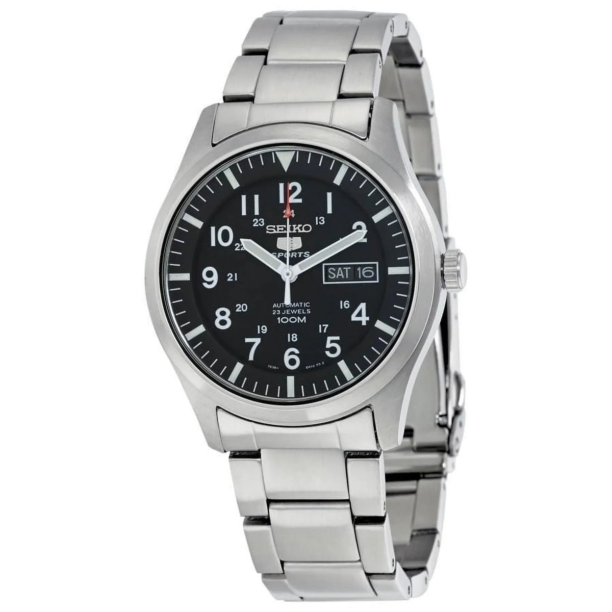 Watch Stainless Seiko '5 Men's SNZG13 Steel Series' Automatic
