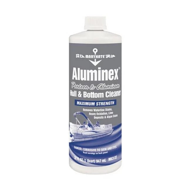 '- Hull oz Aluminex Pontoon MK3132 & Maximum Cleaner Bottom Aluminum Strength 32