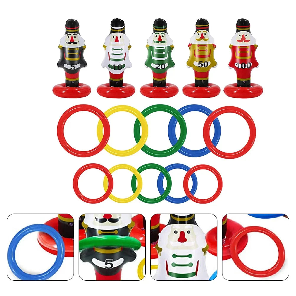 Party Toss Toss Games Ring Christmas Ring Inflatable Toys Nutcrackers NUOLUX Christmas