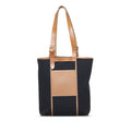Fabric Canvas Pre-Owned Etriviere Unisex Black Hermès Goeland Pocket (Good) Toile 27 Tote Authenticated Bag