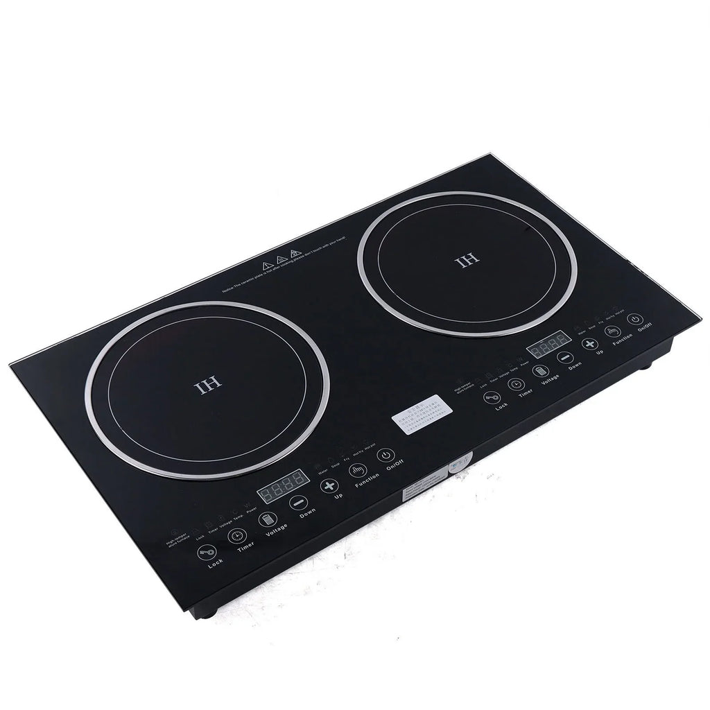 Touch Dual Cooker+1400W Portable Cooker Stove Countertop 1200W ANQIDI Cooktop Digital Sensor Burner Ceramic