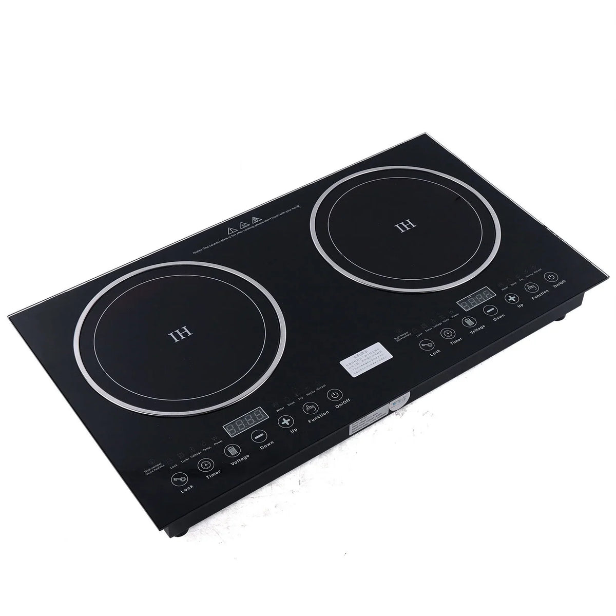 Touch Dual Cooker+1400W Portable Cooker Stove Countertop 1200W ANQIDI Cooktop Digital Sensor Burner Ceramic