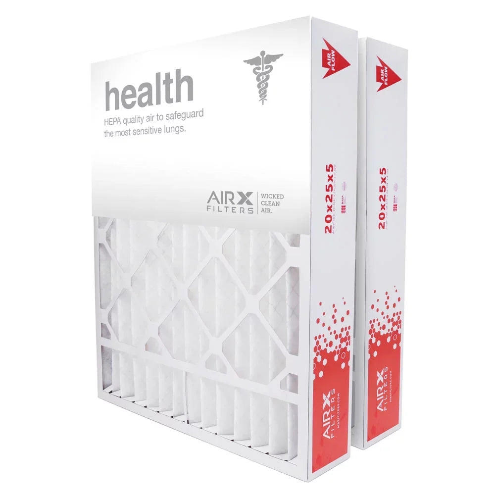 20x25x5 AIRx Replacement FC35A1027 Air Filters FC100A1037 13 Honeywell Health for AC Filter Furnace 2-Pack, HVAC in USA Made MERV CF200A1016, the