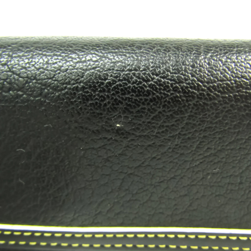 (Good) International Suhali Wallet Leather Tresor Women's Pre-Owned Porte Suhali Long M91836 (bi-fold) Noir