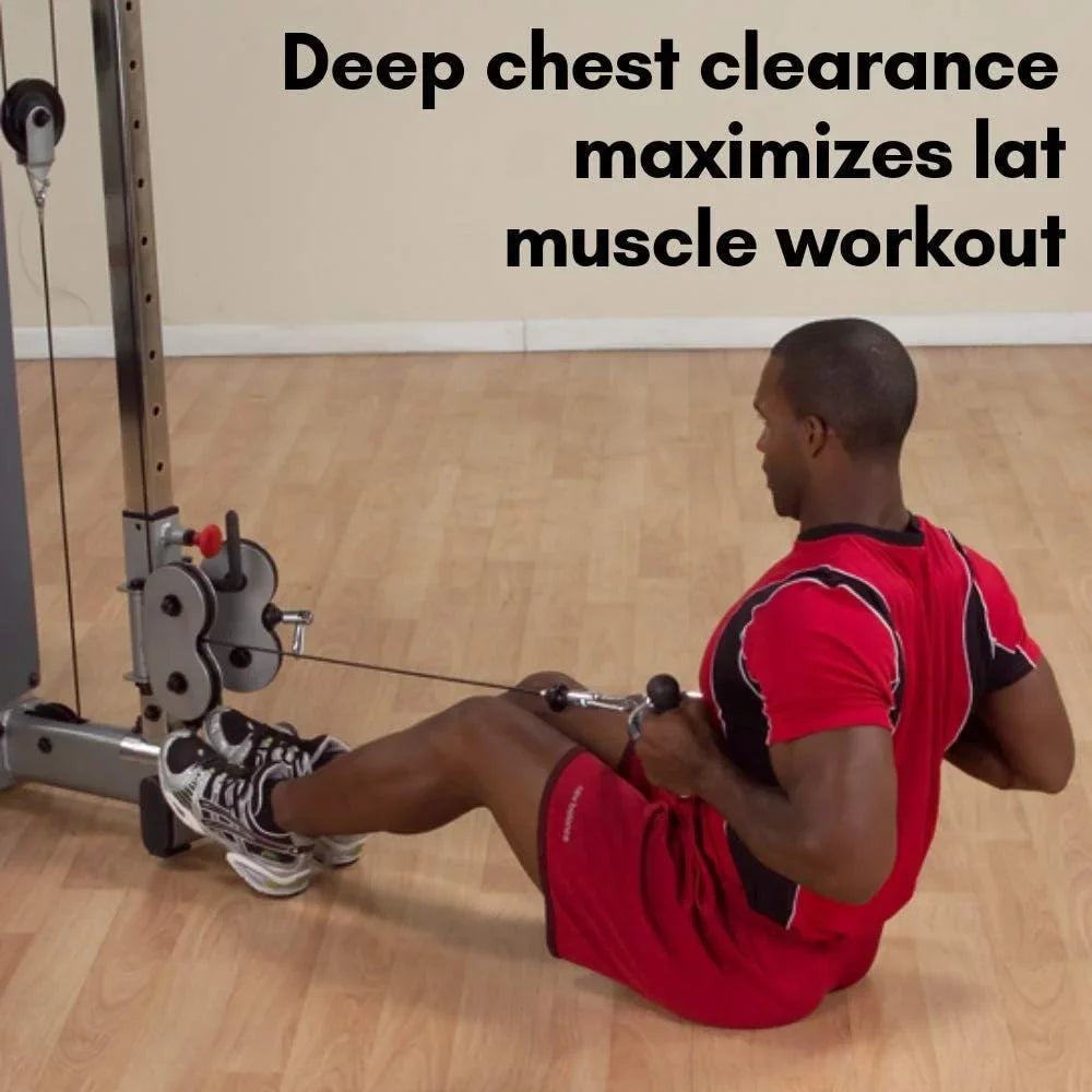 s, - Downs Bar Machine Triceps Rows, Attachment Seated Downs, For Ideal With Press LAT Pull And Bicep Grips Rubber Cable Multi