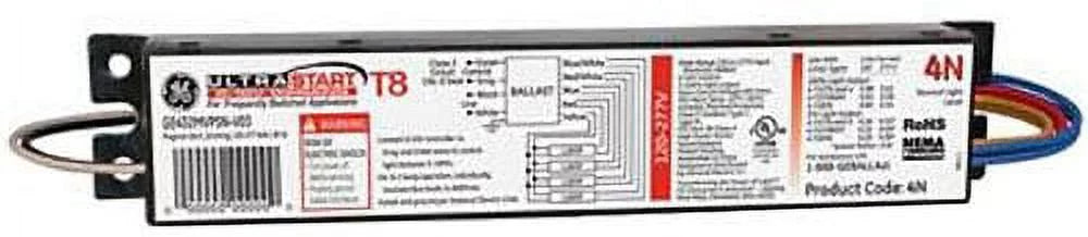 100-3-Percent Programmed Dimming Fluorescent T8 Lamps Electronic T8 62044 GE432MVPS-N-V03W UltraStart Start 0-10-Volt 0-10V Lighting GE Rapid